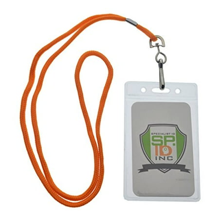 holders badge name lanyards specialist vertical orange pack card business dialog displays option button additional opens zoom