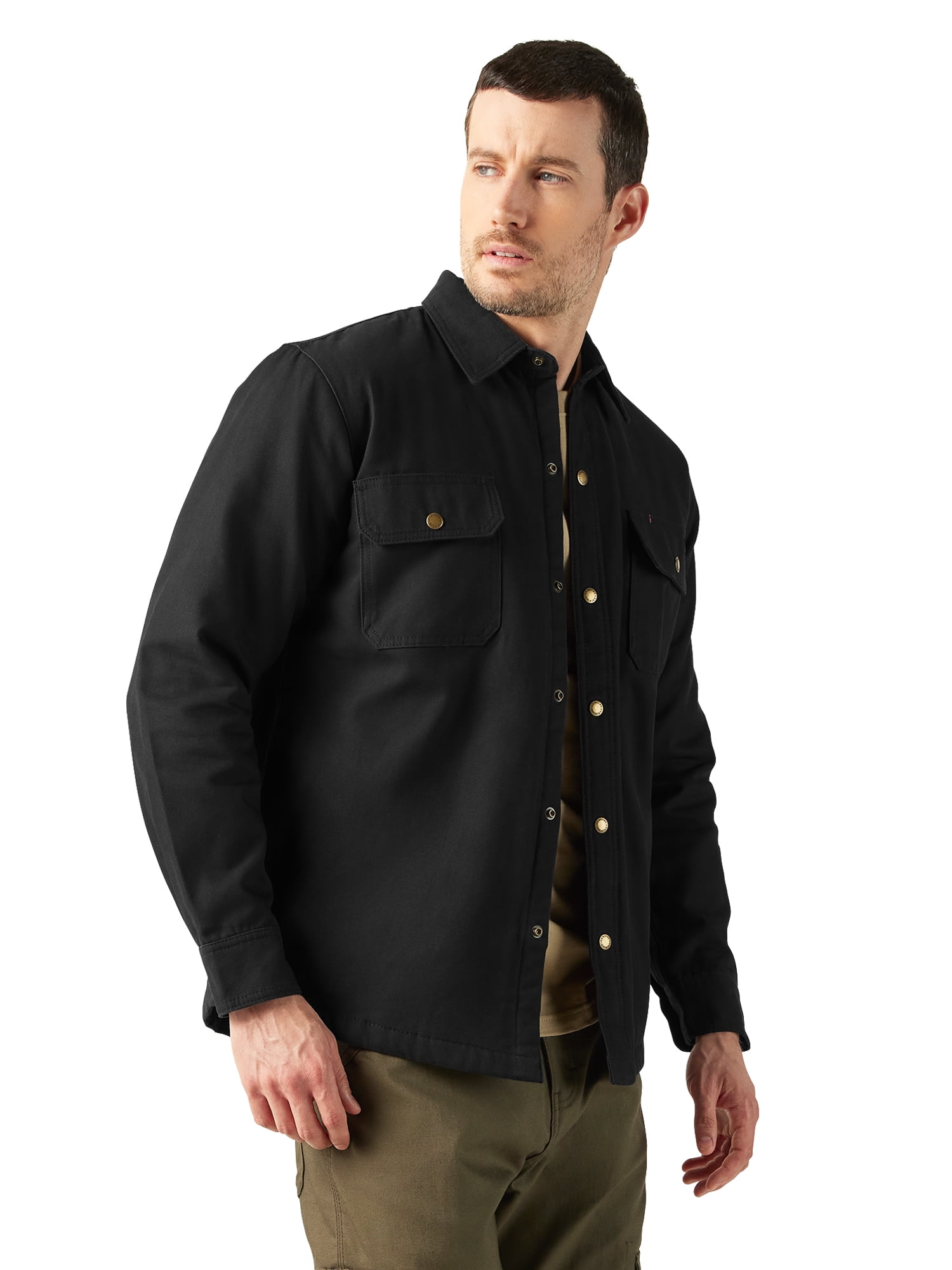Genuine Dickies Men's Canvas Quilted Shirt Jacket