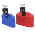 thumbnail image 2 of Drum Cow Bell, Plastic Percussion Instruments Block Noise Makers Red, 2 of 5