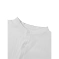 thumbnail image 4 of Fiomva Men s Shirt Solid Color Henley Neck Tops Pullover with Pocket and Buttons for Summer Fall, 4 of 6