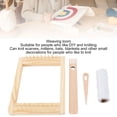 thumbnail image 3 of Multi Craft Weaving Loom, Polished Rectangle DIY Portable Handcraft Wooden Weaving Loom Kit  For Scarves For Beginners, 3 of 8