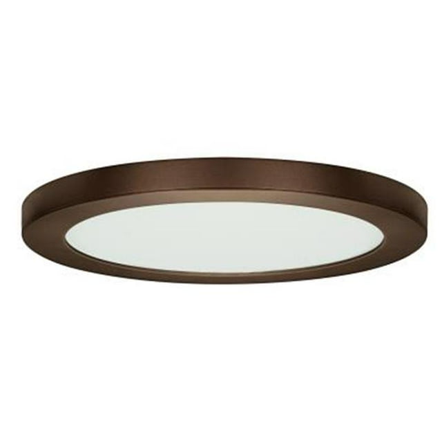 Satco S29652 13 Po 25W 120V 3000K Ronde Encastré LED Fixture&44; Finition Bronze