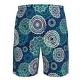 thumbnail image 6 of Naloa Bohemian Mandala Men's Beach Shorts, Surfing shorts, Swim trunks, Quick Dry Swim Trunks for Surfing Beach Fun - 3X-Large, 6 of 9