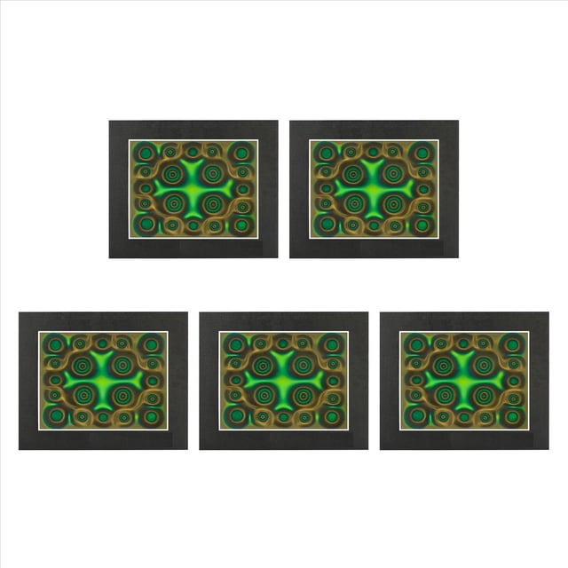 5X PelíCula de VisualizacióN MagnéTica, PelíCula de VisualizacióN de Campo MagnéTico Verde de 6X4 Pulgadas, Pantalla de Flujo MagnéTico, Detector de Campo MagnéTico, Reutilizable