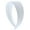 White, variant on Motique Accessories White 2 inch Wide Leather like Headband Solid Hair Band for Women and Girls