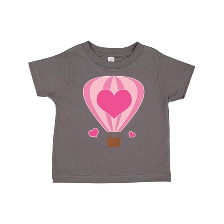 

Inktastic Valentine Hot Air Balloon Girls Toddler T-Shirt