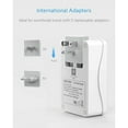 thumbnail image 2 of BESTEK International Travel Adapter, 3000W Travel Wall Charger with 4 Usb Ports (1 PD 35W) and 2 Worldwide Wall Plugs for Hair Dryer, Curling Iron (JP, EU), 2 of 6