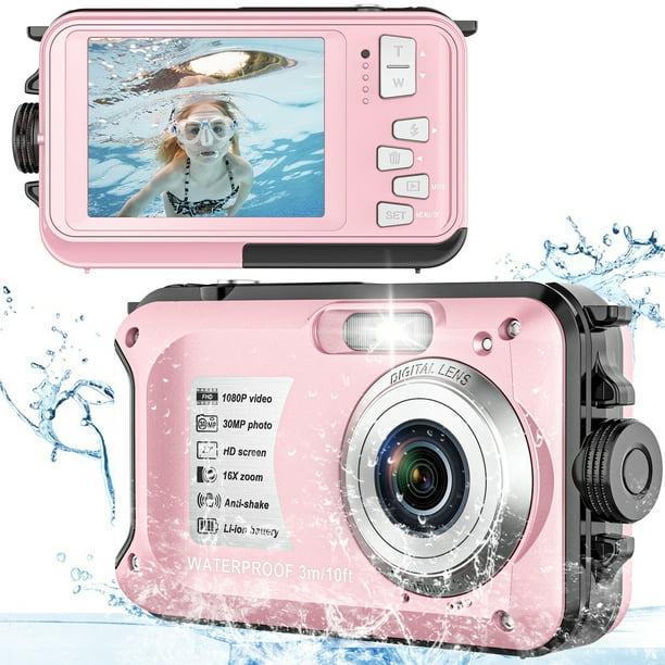 SEREE Underwater Camera 30 MP Full HD 1080P Video Recorder Waterproof