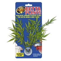 ZooMed Betta Plants Realistic Looking Plastic Bamboo Plant With Suction Cup