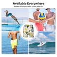 thumbnail image 6 of Logiee Bees Collecting Nectar Print Men's Swim Trunk,Quick Dry Board Shorts ,Men's Swim Trunks with Compression Liner, Bathing Suits with Pockets-3X-Large, 6 of 6