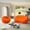 Orange, variant on Sodrens 79.53" Bubble Couch,Modern Oversize Lazy Floor Sofa,Curved Football Sofa for Living Room,Office,Apartment,No-Assembly,Orange
