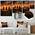 thumbnail image 4 of Designart "Portrait of Sunset Riders in the West I" Western Metal Wall Art Prints, 4 of 5