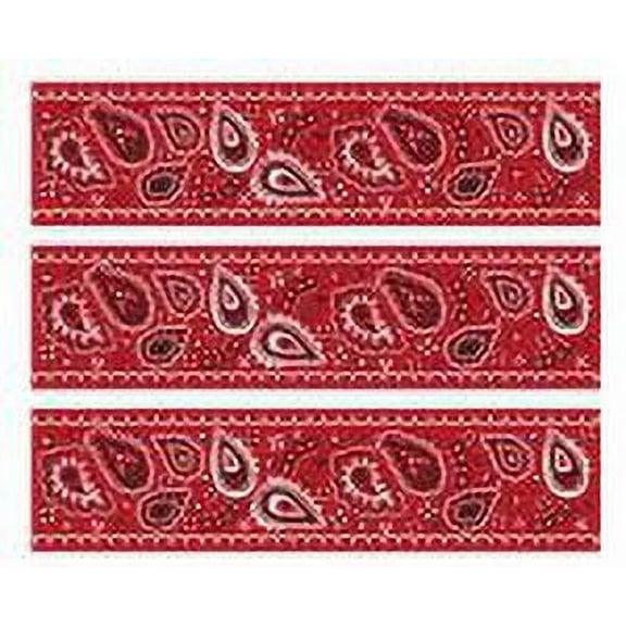 Red Bandana 7inch Round Edible Photo Image Cake Decoration