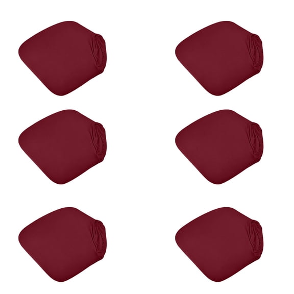 Gytml Waterproof Chair Seat Covers Set Of 6 For Dining Room, Stretch Removable Washable Chair Seat Slipcovers For Home Restaurant,Elastic Kitchen Chair Seat Cushion Protector B-45cm