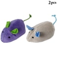 thumbnail image 2 of Cat Mouse Toy Plush 2PCS Cute Interactive Soft Kitten Teething Toy Cat Chew Toy, 2 of 10