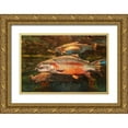 thumbnail image 1 of Murdock, Ramona 24x17 Gold Ornate Wood Framed with Double Matting Museum Art Print Titled - A Good Day to Be a Salmon, 1 of 4