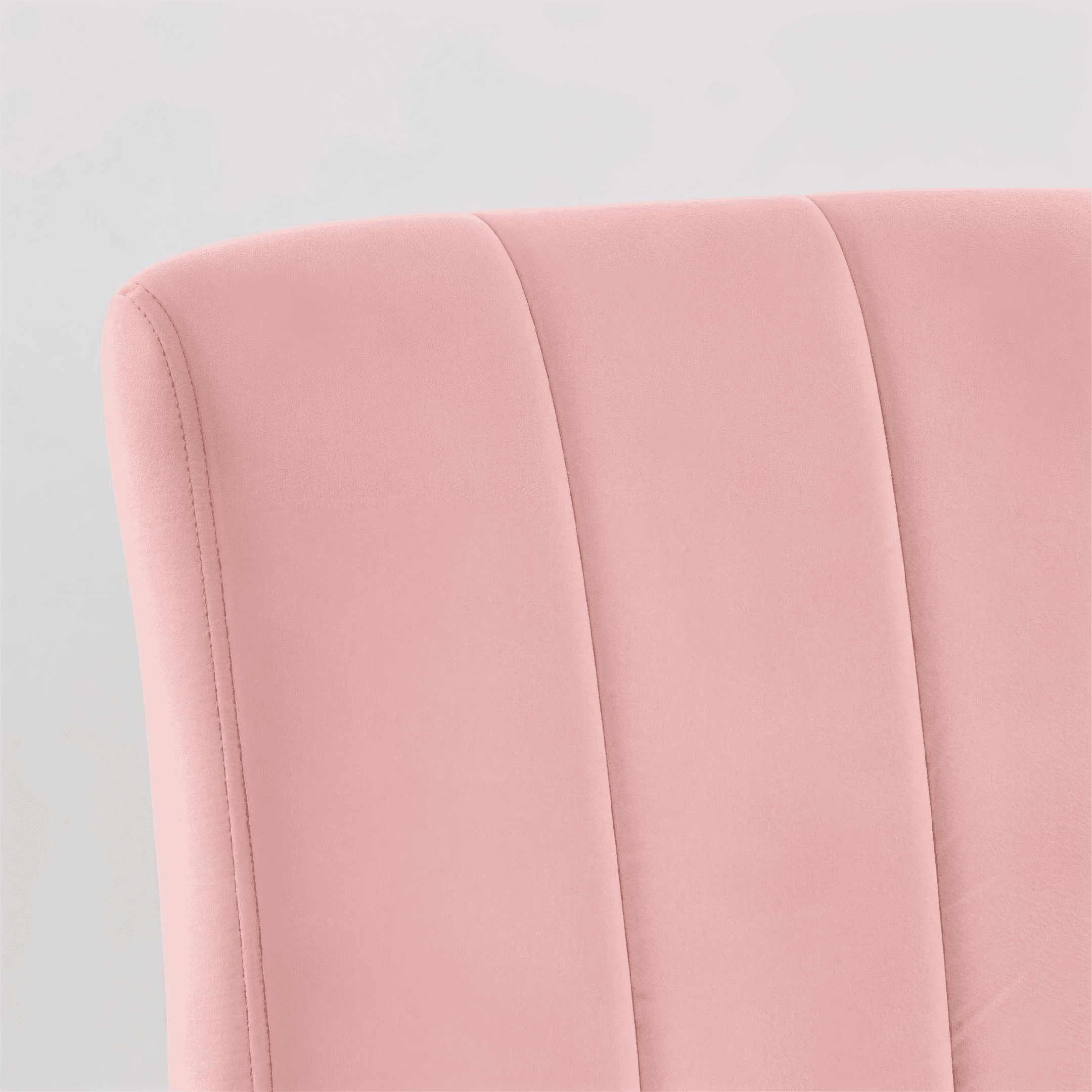 TMV Criss Cross Chair: Modern Armless Office Chair, Desk Chair, Vanity Chair, Computer Chair for Home and Office,Pink