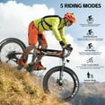 thumbnail image 2 of Gocio Ebike 750W Peak, 26"x4" Fat Tire Electric Bike, Full Suspensions, 48V 10.4Ah Foldable Electric Bikes Adult, LCD, 21 Speed, Electric Mountain Bike UL2849 Certified, 2 of 10