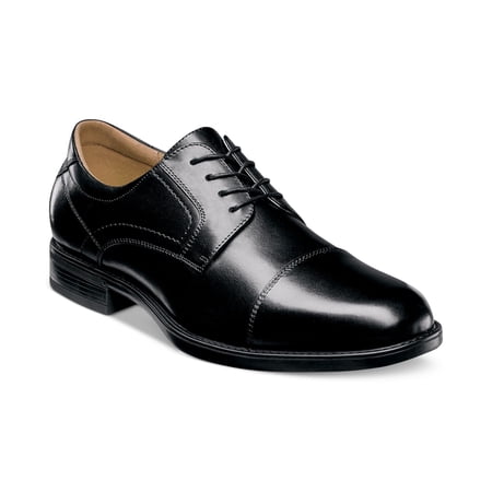 Florsheim shoes Midtown Cap Toe Oxford Black Dressy Leather 12138-001