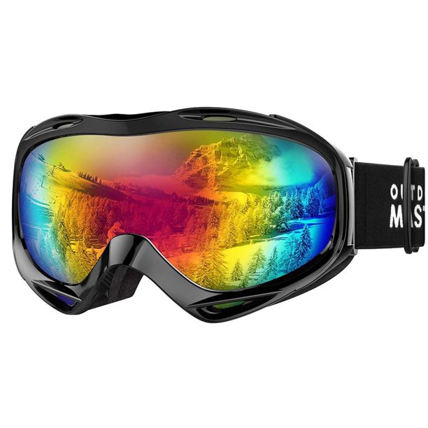 Gafas de Esquí OutdoorMaster OTG con Protección UV 100% Negras