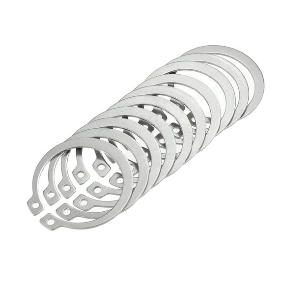 46mm External Circlips Retaining Snap Rings 304 Stainless Steel 10pcs