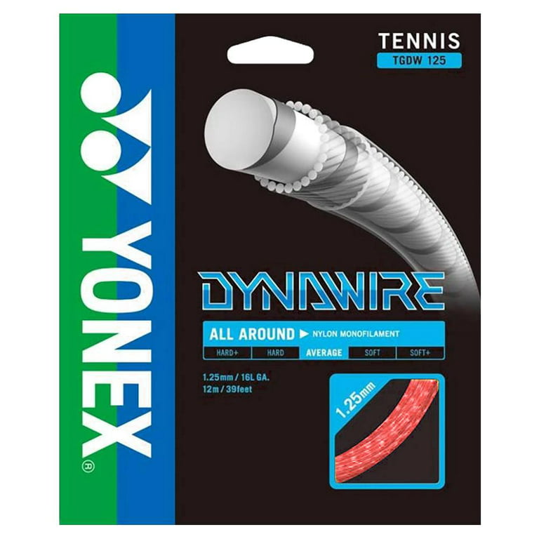 Yonex Dynawire Synthetic Gut Tennis String ( 16L Red ) 