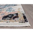 thumbnail image 5 of Abani Azure Collection Medallion Faded Teal Blue Persian Area Rug 5'3" x 7'6" 5' x 8', 5 of 5