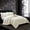 Beige, variant on Giuliana 5 Piece Comforter Set Crinkle Crushed Velvet Bedding