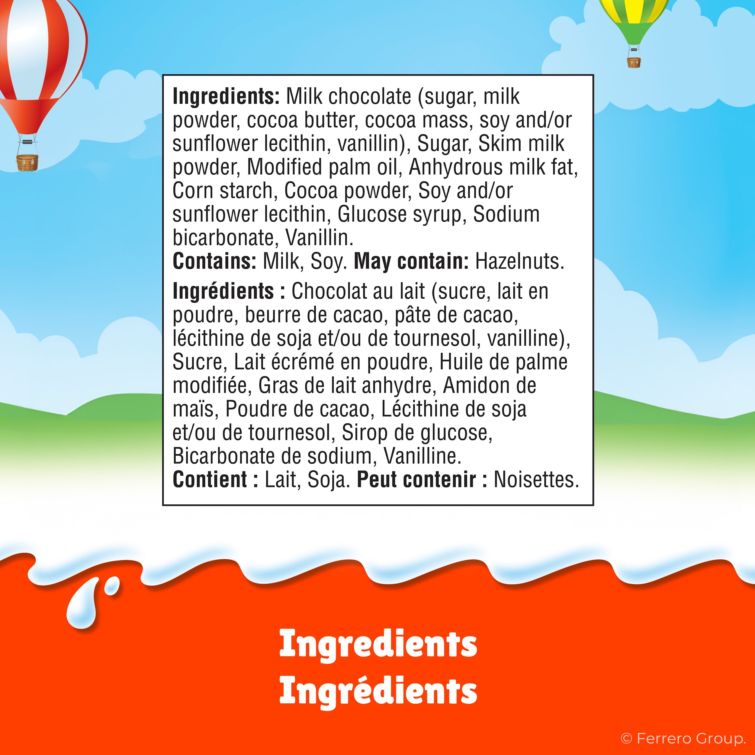 KINDER® Mini Friends, Milk Chocolate with a Milky Filling and Cookie Bits, 122g, Easter Candy