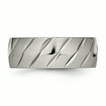 thumbnail image 3 of Bague en Titane Poli Diamant Taille 8, 3 of 6