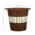 thumbnail image 2 of Milisten Papelera Tejida Con De Rattan Para Oficina Con Ventilación Y Capacidad Amplia, 2 of 6