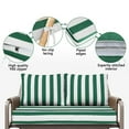 thumbnail image 5 of Outdoor Loveseat Cushion Set, 48 x 24, Water Repellent, Fade Resistant, Couch love seat, 5 of 6