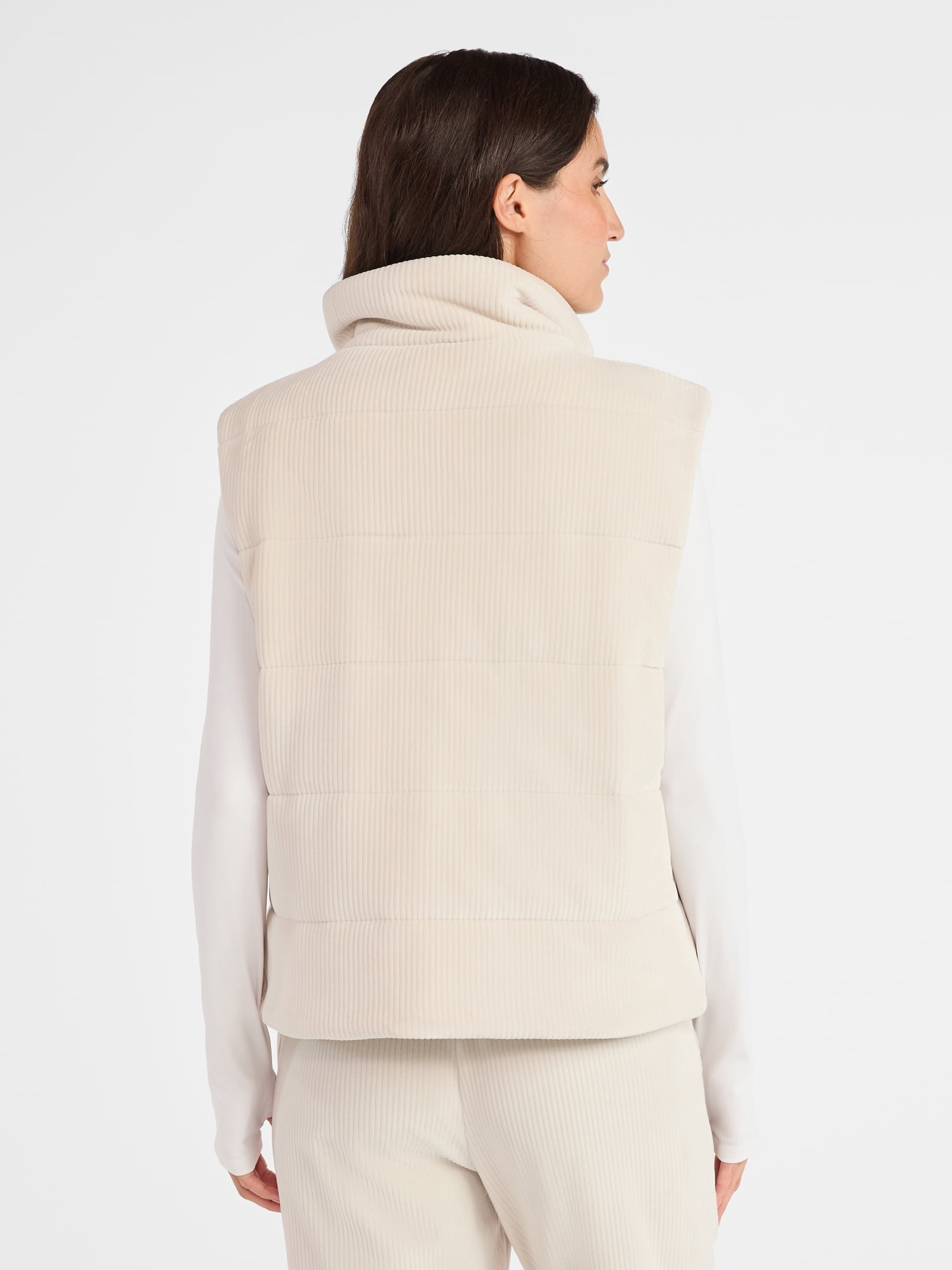 Avia Women's and Women's Plus Velour Ribbed Vest, Sizes XS-4X