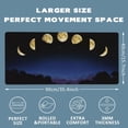 thumbnail image 2 of Large Mouse Pad Moon Phase Extended Gaming Mouse Pad Non-Slip Desk Mat with Stitched Edge Laptop Computer Keyboard Mousepad for Office Home 35.4" x 15.7", 2 of 6