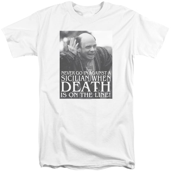 Princess Bride Sicilian Adult Tall T-Shirt White