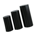 thumbnail image 1 of GUOOL 3 Pack Cylinder Plinth Covers, Cylinder Plinth Support Covers, Tablecloth Plinth black, 1 of 9