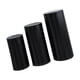 thumbnail image 1 of 3x Cubiertas de Pedestal Cilíndrico Cubiertas de Soporte de Pedestal Cilíndrico Mantel Cilindro Decorativo Cubiertas de Pedestal de Postre para Aniver negro, 1 of 8