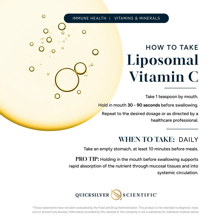 quicksilver scientific liposomal glutathione product information and reviews Quicksilver Scientific Liposomal Vitamin C - 1000mg Buffered Liquid Vitamin  C Supplement - Immune + Antioxidant Support