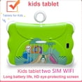thumbnail image 4 of Tableta para niños, tableta para niños pequeños con doble SIM de 7 pulgadas y protección ocular, 4 of 7