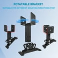 thumbnail image 5 of VANROUG 3Pcs Roof Riser Brackets Kit Pergola Roof Riser Beam Bracket, Heavy Duty Roof Mount Brackets 3-1/2" Saddle Black for Wood Post Gazebo Pergola, 5 of 6