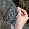 thumbnail image 3 of Sylvtty Bling Rhinestone Small Business Card Holder for Women Alloy Business Card Case Pocket Slim Name Card Holder with 10-20 Cards Capacity, 3 of 7