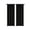 Black-BK-home supplies, variant on LEFTHIGH Home Blackout Grommet Curtain Panel Polyester Pongee Thermal Insulated Light Blocking Soundproof for Bedroom Living Room 200x100cm Multiple Colors Available Christmas Gifts