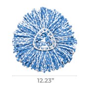 O-Cedar RinseClean Deep Clean Microfiber Spin Mop Head Replacement with Scrub Pad, Machine Washable & Reusable, 1 Count