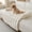 Cream, variant on JoyPetto Plush Pet Couch Bed with Neck Bolster, Sofa Protector Cushion for Dogs & Cats, 29.5 x 29.5 in,Brown