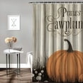 thumbnail image 2 of Creowell Pumpkin Harvest Blessing Pretty Shower Curtain Bathroom Decor 100% Polyester Fiber with Hooks 69x72, 2 of 7