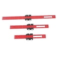 thumbnail image 3 of 3Pcs Woodworking Ruler Set Accurate Metal Slide T Type Square Scribing Marking Measuring Tool, 3 of 5