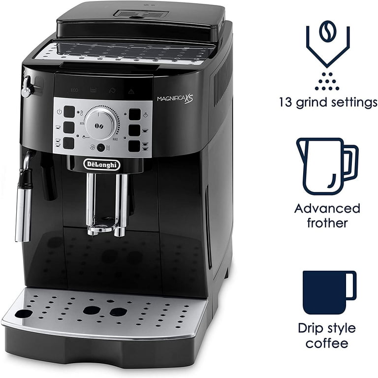 Restored DeLonghi Magnifica XS SuperAutomatic Espresso Machine Black ECAM22110B Refurbished Walmart