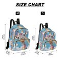 thumbnail image 3 of JIALIOU Mini Backpack Purse for Women Quilted Casual Daypack Small Travel Shoulder Bag, Colorful Spots Giraffe and Rainbow, 3 of 7