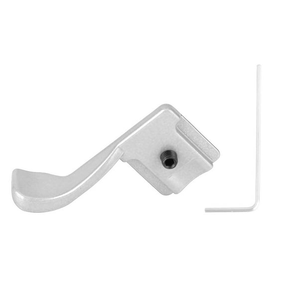 FYBTO Aluminum Alloy Finger Thumb Grip Hot Shoe Mount Holder Bracket for Fuji X100 X100S X E1(silver)-090502