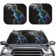 thumbnail image 2 of Balery colorful flames dinosaur Parasol para parabrisas de coche de 2 piezas | Parasol plegable para parabrisas delantero de coche para la mayoría de sedanes-Large, 2 of 6